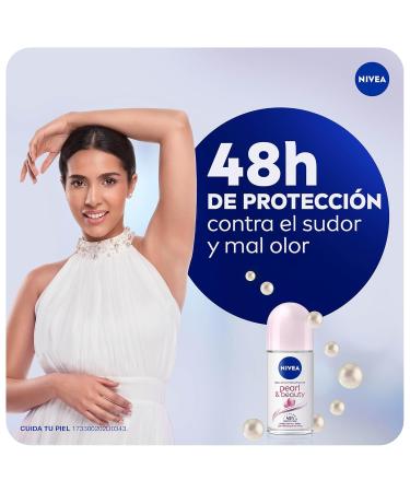 Nivea Pearl & Beauty Anti-Perspirant Roll-On 50 ml / 1.7 fl oz Fresh 1.69 Fl Oz (Pack of 1) - Buy Online on GoSupps.com