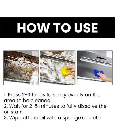 Splash Foam Spray Splash Foam Spray Tablets & Spray Bottle Oven Cleaner Splashfoam Spray Oven Cleaner Heavy Oil Foam Cleaner Multi-purpose Kitchen Cleaner (2pcs) - Buy Online on GoSupps.com