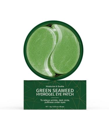 Seaweed Eye Mask Seaweed Collagen Under Eye Treatment Mask Seaweed Tightening Eye Mask Hyaluronic Acid Eye Masks for Puffy Eyes Reduce Wrinkles Under Eye Bags Anti Aging (2PC) - Buy Online on GoSupps.com