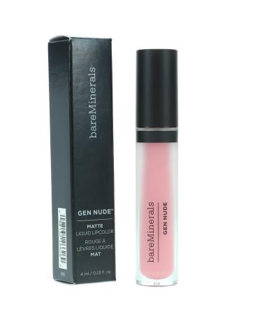 bareMinerals Gen Nude Matte Liquid Lip Color  Smooch  0.13 Fluid Ounce