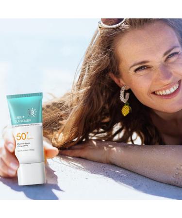  G n rique Healthy Sunscreen 50g Natural Sunblock UVA UVB Protection Waterproof Formula Non-Greasy Lotion No White Cast Skin Care Necessary Daily Face Use Lightweight Moisturizer Sun Defense - Buy Online on GoSupps.com