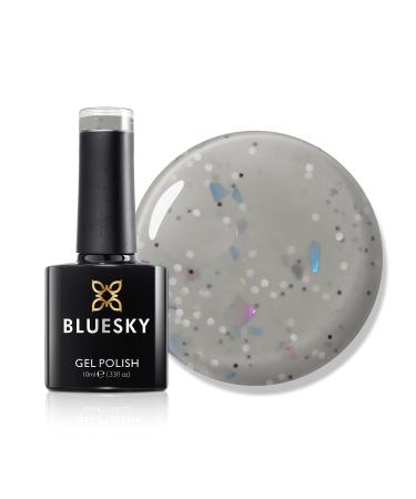 Bluesky Gel Polish Granite Gel Chicanas Like - BGR03 Pale Grey. Long Lasting Chip Resistant 10 ml (Requires Drying Under UV LED Lamp)