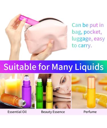 Essential Oils Roller Bottles 8pcs Roll on Bottles with Stainless Steel Ball 10ml Glass Roller Bottles with Bottle Opener Dropper and Funnel for Essential Oils Fragrance Aromatherapy (8 Colors) 8 Colors 8pack 10ml - Buy Online on GoSupps.com