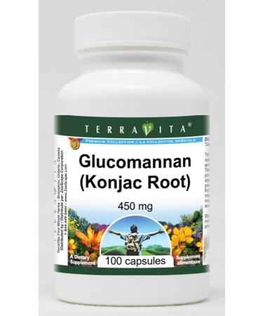 Glucomannan (Konjac Root) - 450 mg (100 Capsules ZIN: 511306)
