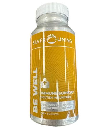 Silver Lining Be Well Capsules | Natural Immunity Support with Quercetin NAC Zinc & Vitamin D |30 Servings (60 Capsules)