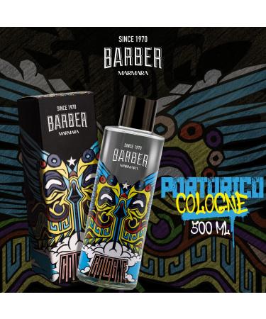 Marmara Barber Cologne - Best Choice of Modern Barbers and Traditional Shaving Fans Limited Edition Glass Bottle in Gift Box (500 ml Puerto Rico) 18 Fl Oz (Pack of 1) Puerto Rico - Buy Online on GoSupps.com