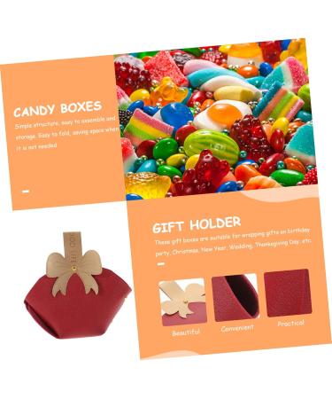 Abaodam 10pcs Candy Box Candy Chocolate Boxes for Paper Goodies Boxes Baby Candy Stand Christmas 13X5X5CM Red - Buy Online on GoSupps.com