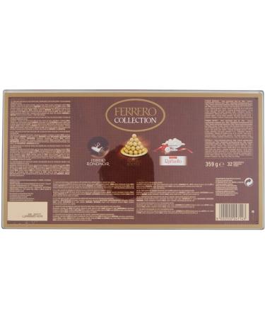 Ferrero Assortiment de chocolat rond noir ferrero rocher raffaello - La boite de 32 pi ces 359g - Buy Online on GoSupps.com