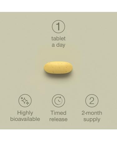 Vitamin B Complex High Strength - Slow Release Super B Complex 60 Tablets - Enriched with Vitamins D & C - Complete Vit B Supplement All 8 Vitamin B12 B6 Folic Acid Biotin B1 B2 B3 B5 - UK Made - Buy Online on GoSupps.com