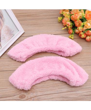 LIOOBO Ice Skates Blade Protectors - 2 Pairs Terry Cloth Blade Socks in Pink | Durable Protection Accessories for Ice Skating - Buy Online on GoSupps.com