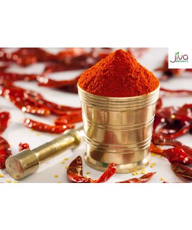 Jiva Organics Organic Red Chilli Powder 7 oz - Premium Spice for Authentic Flavor - Buy Online on GoSupps.com