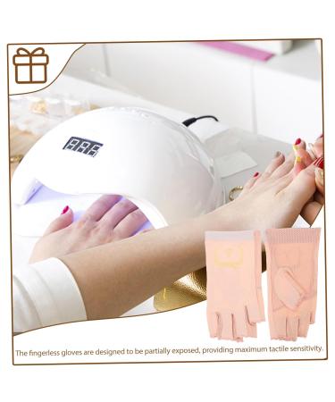 minkissy 1 Pair Golf Glove Gloves Nail Art Supplies Nail Art Accessory Accessories Radiation Protection Cotton - Buy Online on GoSupps.com