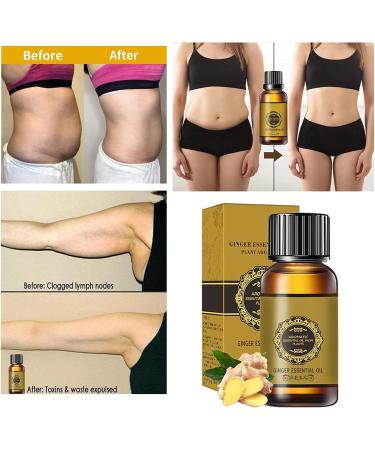 Natural Ginger Oil for Lymphatic Drainage - Abdominal & Massage Oil - 100% Pure Aromatherapy - International Shipping - Buy Online on GoSupps.com