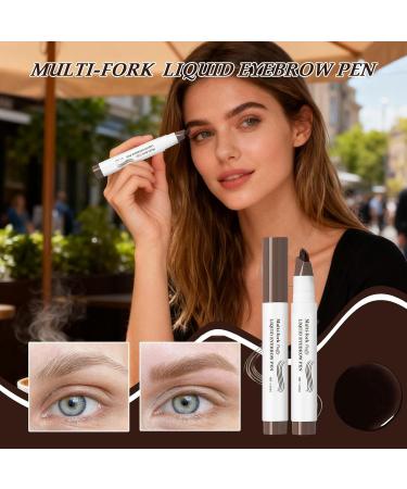 Peinture pour sourcils - 1 25 ml - Stylo de maquillage tanche - Stylo durable pour les sourcils - Pour femmes et filles - Pour un aspect naturel - Pour un usage quotidien - Pour les rendez-vous les #3 - Buy Online on GoSupps.com