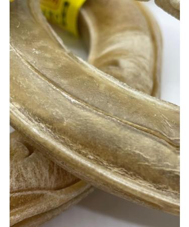 Cattle Ranch Dog Treats Rawhide Ring Chews All Natural Supports Dental Health High in Protein and Low in Fat Stimulates and Entertains by Satisfying Dog s Natural Urge to Chew 6" 3pack - Buy Online on GoSupps.com