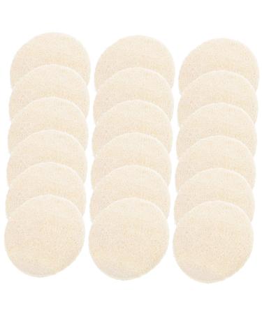 FRCOLOR 36pcs Loofah Slices Face Scrubber Pads Facial Exfoliating Pads Face Loofah Pad Loofah Exfoliating Facial Scrubber Facial Loofah Pads Face Loofah Scrub Pad Face Exfoliating Pads