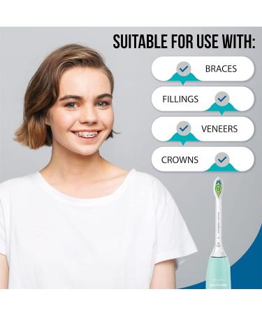 PHILIPS Sonicare EssentialClean Electric Toothbrush with DiamondClean Head & Travel Case - Mint - Buy Online on GoSupps.com