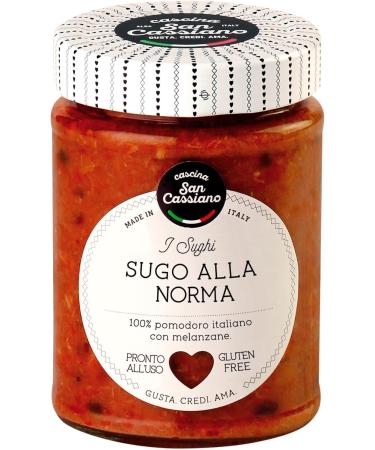  Italian Gourmet E.R. 12 x Cascina San Cassiano Sauce alla Norma 290g + Peeled Italian Gourmet Tomatoes 400g - Buy Online on GoSupps.com