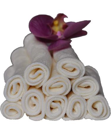 Kashmir Baby (10 Pack) Cloth Diaper Wipes Organic Bamboo. Reusable. Washable. All Natural. Make Great Washcloths! - Buy Online on GoSupps.com