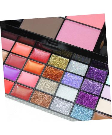 FRCOLOR 74 Blush for Cheeks Lipgloss Makeup Kit Eyeshadow Palette Lip Gloss Powder Glitter 18*11cm Picture 1 - Buy Online on GoSupps.com
