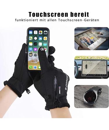 Buy B-Forest Winter Gloves - Warm Touchscreen Gloves for Men & Women | XL Gray for Running Hiking and Cycling - Buy Online on GoSupps.com
