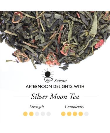 TWG Tea Silver Moon Green Tea with Strawberry 100g Haute Couture Tin Gift Set - Buy Online on GoSupps.com