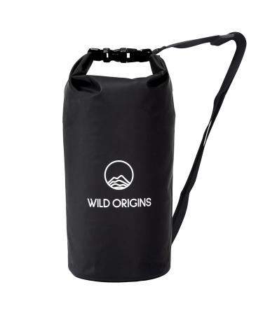 Wild Origins Waterproof Dry Bag - 10L IPX6 Roll Top Dry Compression Sack - for SUP Paddle Board, Kayak, Surfboard, Longboard, Beach, Boating, Water Sports and Camping - Paddle Board Accessories