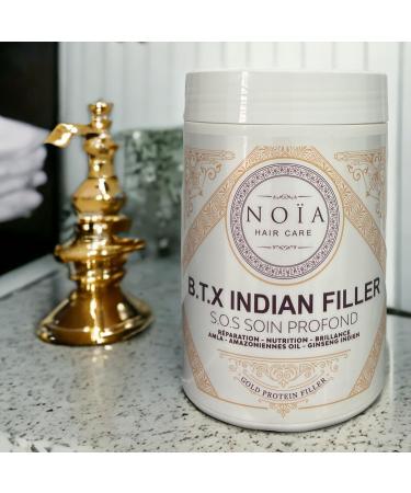 NO A B.T.X INDIAN FILLER DEEP CARE: Intense repair & shine for dry hair - AMLA - AMAZONIAN OIL - INDIAN GINSENG - 1000Ml - Made In Brazil - Buy Online on GoSupps.com