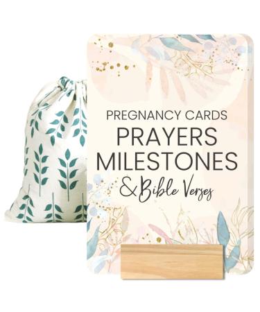 Pregnancy Prayer Cards- Mom to Be Gift, Pregnancy Must Haves, Pregnancy Gifts for First Time Moms, Pregnancy Announcements Expecting Parents To Be Unique Gifts, Pregnancy Gifts Congrats by Lumont