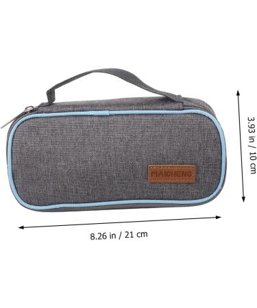 Healeved Portable Cooler 1pc Insulin Cooler Box Cooler Bag Ice Bag Portable Bag Cloth Blue Portable Protective Case Cooler Box Insulin Pen Cooler Blue 21X4.5X10cm - Buy Online on GoSupps.com
