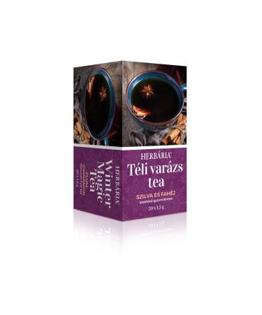 Plum and Cinnamon 100% Natural Fruit Herbal Flavoured Seasonal Tea with Hibiscus Flower and Rosehip