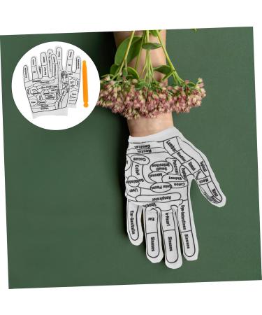Acupressure Gloves Set with Reflex Zone Diagrams & Acupuncture Pen - Natural Massage Tools for Pain Relief - Buy Online on GoSupps.com