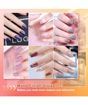 Yocrovv Gel Nail Polish Set - 36 pcs Soak Off Gel Kit with Glossy & Matte Top Coat, Popular Classic Colors for Gel Nail Art - Perfect Christmas Gift - Buy Online on GoSupps.com