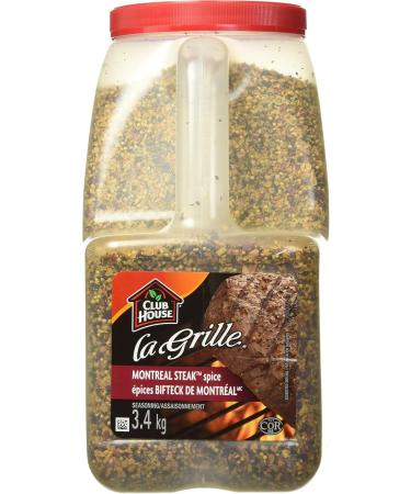 Club House La Grille Grilling Made Easy Montreal Steak Spice Seasoning 3.4kg