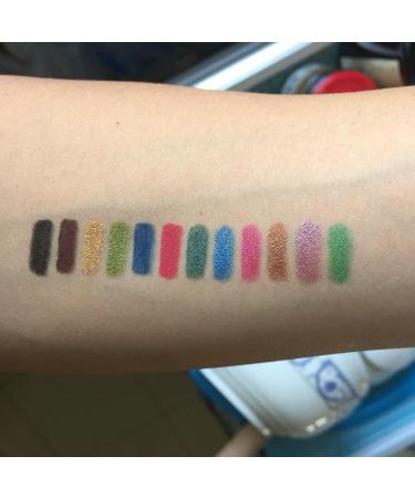 Waterproof 12 PCS Ultra Bright Colors Durable Eyeliner Eyebrow Eyeshadow Lip Liner Pencil Pen Cosmetic Makeup Set Kit Tools - Buy Online on GoSupps.com
