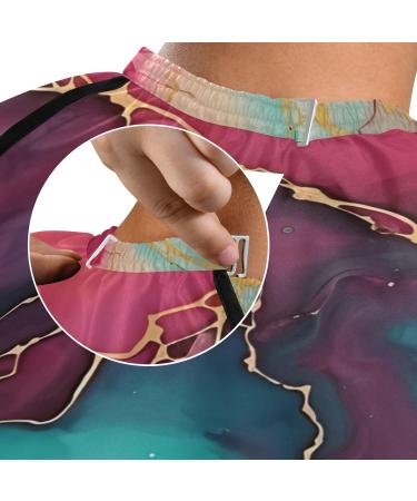Bolaz Waterproof Barber Cape - Colorful Marble & Cheetah Hair Cutting Bib for Men & Unisex | Shop Internationally - Buy Online on GoSupps.com