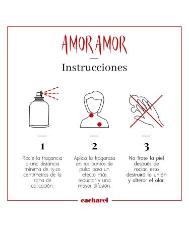 Cacharel Amor Amor Eau de Toilette Spray for Women - Blackcurrant, Lily of the Valley, Vanilla - 3.4 Fl Oz - Buy Online on GoSupps.com