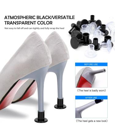 12 Pairs High Heel Protectors - S/M/L Heel Stoppers & Covers for Weddings Grass Gravel & Outdoor Events - Durable Heel Repair Caps for Women - Buy Online on GoSupps.com