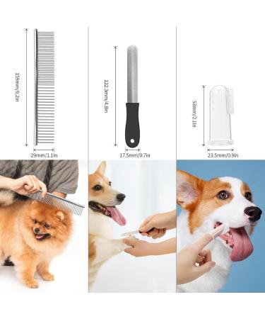 GDRAW 8-Part Zoo Set for Dogs & Cats | Claw Scissors Nail Files Brushes & More | Ideal for Small Animals - Buy Online on GoSupps.com