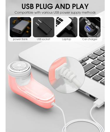 Buy Wasaga Electric Lint Remover - Fast & Effective Fabric Razor for Sweaters & Clothing - Anti-Pilling & Hair Bale Cutter (Pink) | International Shipping - Buy Online on GoSupps.com