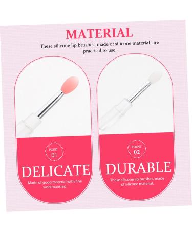 Hemoton 30 Pcs Silicone Lip Mask Brush Set - Versatile Lipstick Eyeshadow & Balm Applicator Tools for Flawless Makeup | International Shipping - Buy Online on GoSupps.com