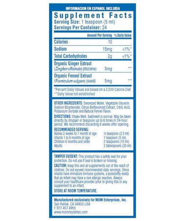 Mommy's Bliss Gripe Water Original 4 oz - 2 Pack | Fast Relief for Baby's Tummy Troubles - Buy Online on GoSupps.com