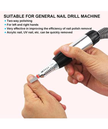Round Head Nail Drill Set - Electric Tungsten Steel Miller Bits for Manicure & Pedicure - Professional Nail Polish Grinding Tools for Home & Salon - Buy Online on GoSupps.com
