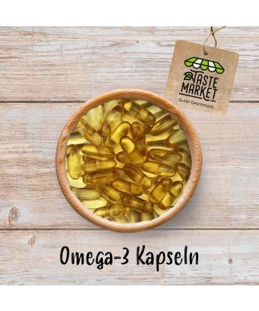  TASTE Guter Geschmack 1000 Omega 3 Capsules | 1000mg Fish Oil Per Capsule | Highly Dosed | Omega-3 Fatty Acids with EPA and DHA - Buy Online on GoSupps.com