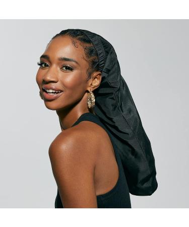 KISS COLORS & CARE Super Jumbo Spandex Braid/Loc Cap - Stretchy & Mark-Free for Protective Styles - Black - Buy Online on GoSupps.com