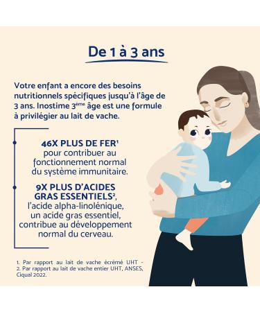 Inostime LPN HMO Plus 3rd Age Infantile Milk - Pack of 3 - Buy Online on GoSupps.com