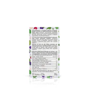 Intick Sugar-Free Instant Drink - Forest Fruit | Vegan Low-Calorie Beverage Powder with Vitamin C | 12 x 0.5-1L Pack - Buy Online on GoSupps.com