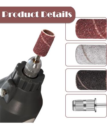 210 Pcs Sanding Bands For Nail Drill Sanding Bands 80# 120# 180# Multi-Colored Nail Drill Sanding Bands With Boxed Nail Sanding Bands Removing Acrylic Gel for Manicures & Pedicure - Buy Online on GoSupps.com