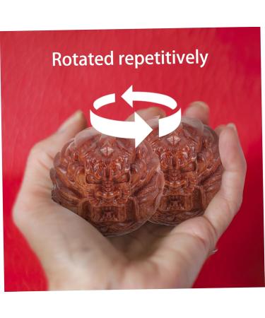 Lalafina Wooden Baoding Balls - 1 Pair of Hand Massage Globet for Thai Massage & Stress Relief | Premium Handcrafted Chinese Medicine Tools - Buy Online on GoSupps.com