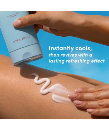 Coco & Eve Firming & Cooling Body Gel Lotion Aftersun Care with Aloe Vera Polyglutamic Acid for Sunburn Relief Hydration & Skin Recovery. Soothing Moisturiser for Sun-irritated Skin. (6.76 fl oz) - Buy Online on GoSupps.com